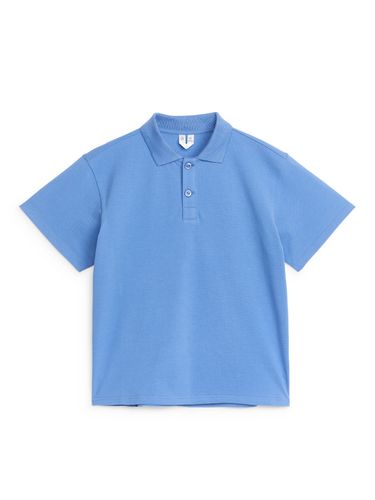 Pikee-Poloshirt Blau, T-Shirts & Tops in Größe 98/104. Farbe: - Arket - Modalova