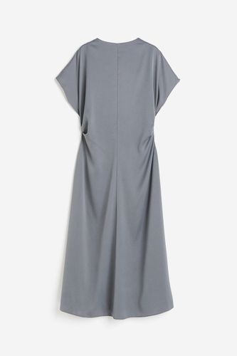 Kleid mit betonter Taille Grau, Alltagskleider in Größe XS. Farbe: - H&M - Modalova