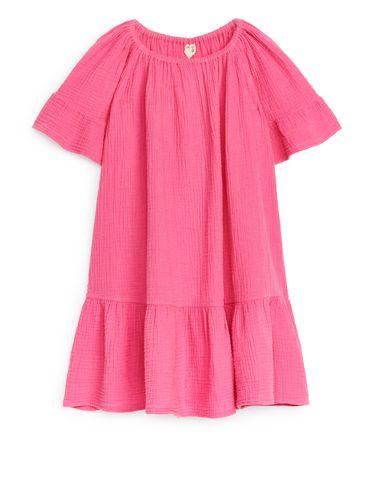 Kleid aus Baumwollmusselin Rosa, Kleider in Größe 116. Farbe: - Arket - Modalova