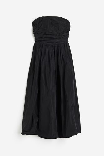 Bandeau-Kleid Schwarz, Alltagskleider in Größe 42. Farbe: - H&M - Modalova