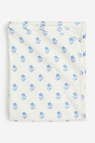 Decke aus Seidenmischung Naturweiß/Geblümt, Decken in Größe 70x70 cm. Farbe: - H&M - Modalova
