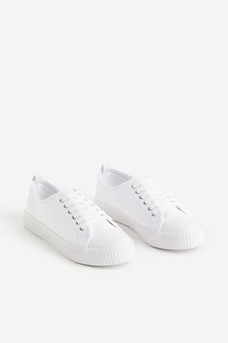 Sneaker aus Canvas Weiß, Sneakers in Größe 40. Farbe: - H&M - Modalova