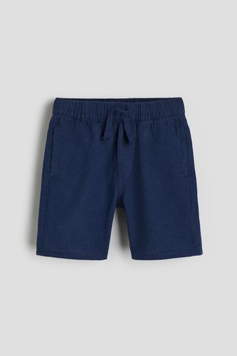 Pull-on-Shorts aus Leinenmix Marineblau in Größe 104. Farbe: - H&M - Modalova