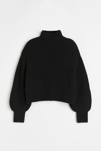 Pullover mit Ballonärmeln Schwarz in Größe S. Farbe: - H&M - Modalova