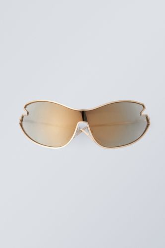 Sonnenbrille Fly Goldfarben, Sonnenbrillen in Größe Onesize. Farbe: - Weekday - Modalova