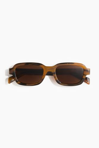 Ovale Sonnenbrille Braun/Schildpattmuster, Sonnenbrillen in Größe Onesize. Farbe: - H&M - Modalova