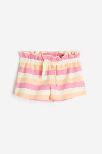 Shorts aus Frottee Rosa/Gestreift in Größe 74. Farbe: - H&M - Modalova