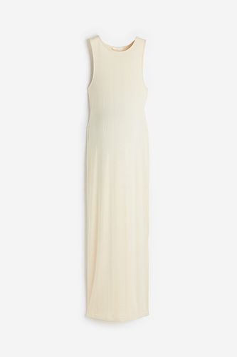 MAMA Geripptes Kleid Hellbeige, Kleider in Größe XXL. Farbe: - H&M - Modalova