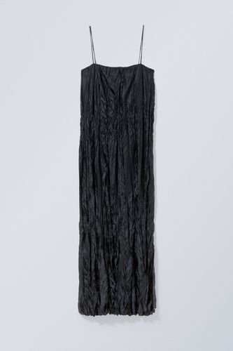 Kleid in Knitteroptik Ina Schwarz, Alltagskleider Größe XS. Farbe: - Weekday - Modalova