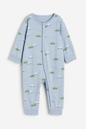 Gemusterter Pyjama Blau/Autos, Pyjamas in Größe 50. Farbe: - H&M - Modalova
