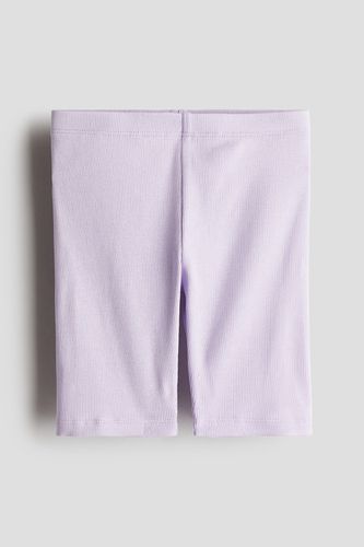 Gerippte Radlershorts Helllila in Größe 92. Farbe: - H&M - Modalova