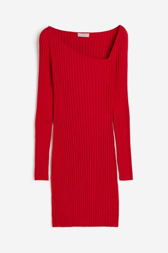 Bodycon-Kleid in Rippstrick Rot, Alltagskleider Größe XS. Farbe: - H&M - Modalova