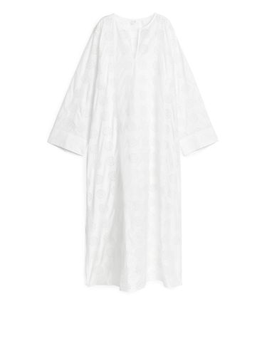 Besticktes Tunikakleid Weiß, Alltagskleider in Größe 42. Farbe: - Arket - Modalova