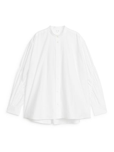 Kragenloses Hemd Weiß, Freizeithemden in Größe 36. Farbe: - Arket - Modalova