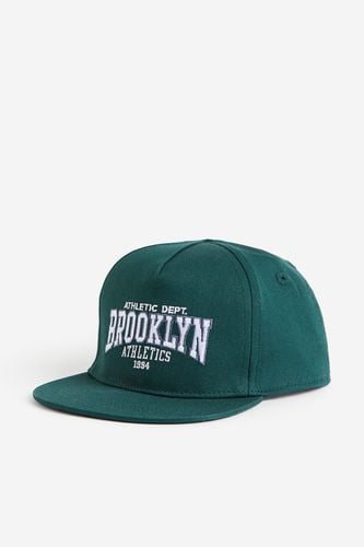 Cap aus Twill Dunkelgrün/Brooklyn Athletics, Caps in Größe 74/80. Farbe: - H&M - Modalova