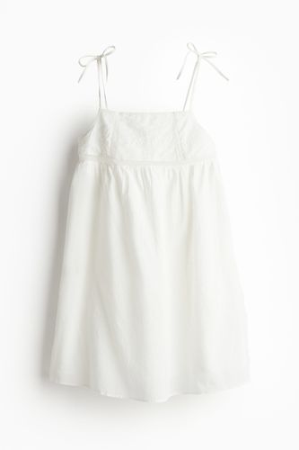 Besticktes Kleid in A-Linie Cremefarben, Party kleider Größe L. Farbe: - H&M - Modalova