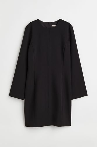 Kurzes Kleid mit Langarm Schwarz, Alltagskleider in Größe M. Farbe: - H&M - Modalova