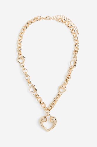 Halskette mit Herz Goldfarben, Halsketten in Größe Onesize. Farbe: - H&M - Modalova