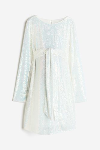 MAMA Paillettenkleid Weiß/Holografisch, Kleider in Größe M. Farbe: - H&M - Modalova