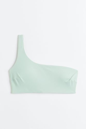 One-Shoulder-Bikinitop Mintgrün, Bikini-Oberteil in Größe 32. Farbe: - H&M - Modalova