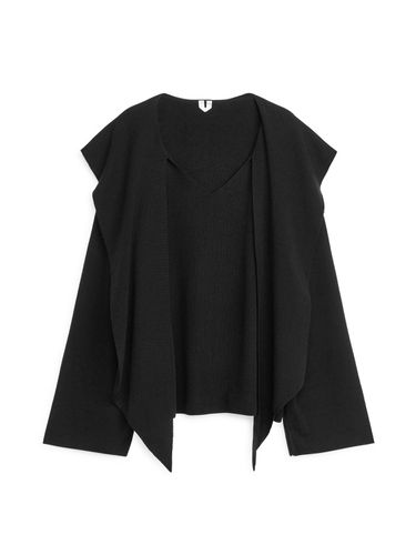 Pullover mit Schal aus Wollmischung Schwarz in Größe M. Farbe: - Arket - Modalova