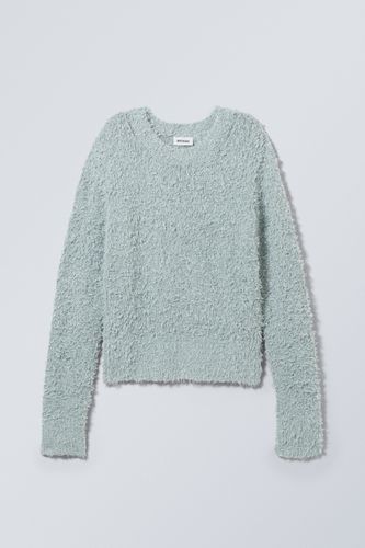 Flauschiger Pullover Judi Taubenblau in Größe XL. Farbe: - Weekday - Modalova