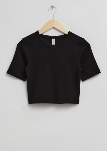 Kurzes T-Shirt Schwarz in Größe L. Farbe: - & Other Stories - Modalova