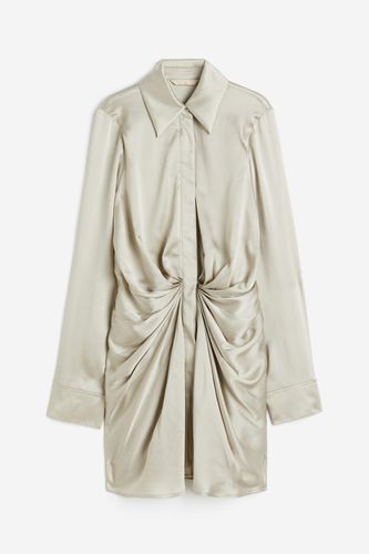 Drapiertes Blusenkleid aus Seide, Alltagskleider in Größe 42. Farbe: - H&M - Modalova