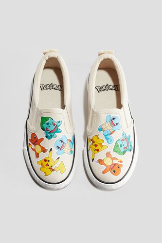 Slipper mit Print Hellbeige/Pokémon, Sneakers in Größe 24. Farbe: - H&M - Modalova