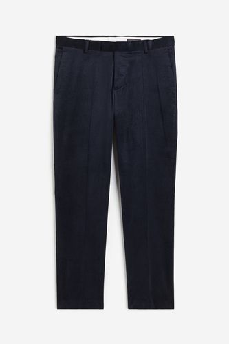 Anzughose aus Samt in Slim Fit Marineblau, Anzughosen Größe 50. Farbe: - H&M - Modalova