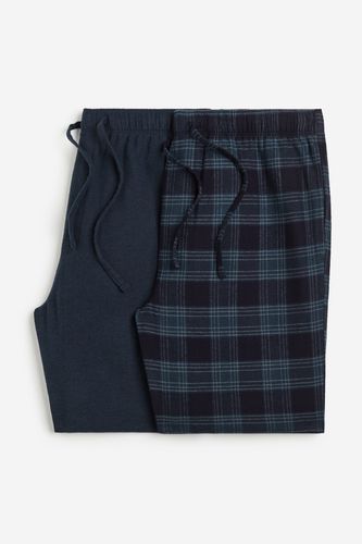 Er-Pack Pyjamahosen Regular Fit Dunkelblau, Pyjama-Hosen in Größe XS. Farbe: - H&M - Modalova