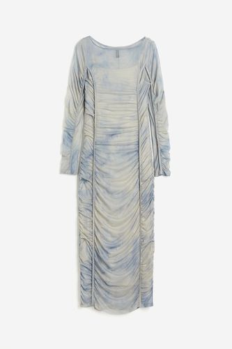Gerafftes Bodycon-Kleid Hellbeige/Batikmuster, Alltagskleider in Größe M. Farbe: - H&M - Modalova