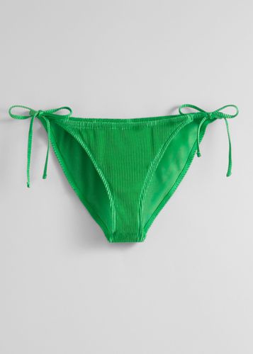 Mini-Bikinihose mit Falten Grün, Bikini-Unterteil in Größe 44. Farbe: - & Other Stories - Modalova