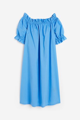 Off-Shoulder-Kleid Blau, Alltagskleider in Größe M. Farbe: - H&M - Modalova