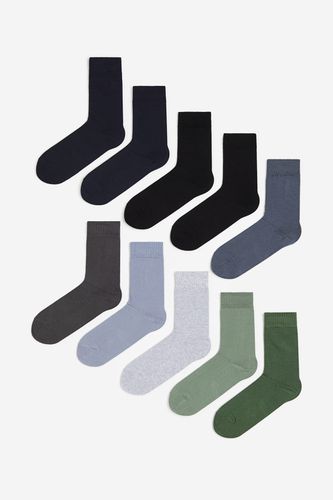 Er-Pack Socken Grün/Blau/Grau in Größe 40/42. Farbe: - H&M - Modalova