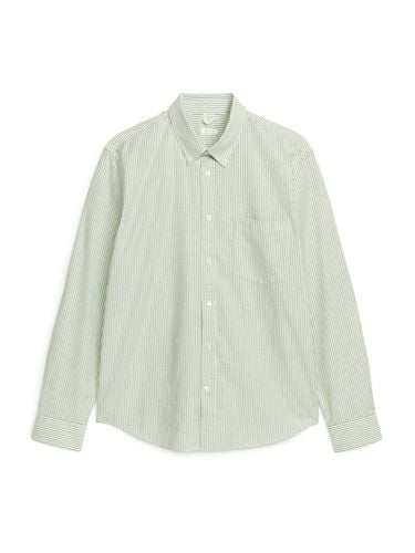 Oxford-Hemd grün/gestreift, Freizeithemden in Größe 50. Farbe: - Arket - Modalova