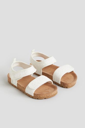 Sandalen mit Knöchelriemen Weiß in Größe 30. Farbe: - H&M - Modalova