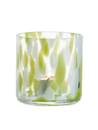 Teelichthalter aus Glas, 9 cm Transparent/Grün/Blau. Farbe: - Arket - Modalova