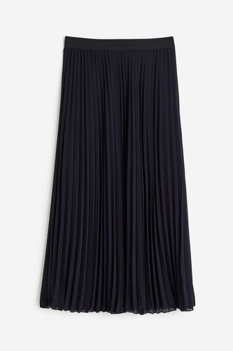 Plisseerock aus Chiffon Marineblau, Röcke in Größe S. Farbe: - H&M - Modalova