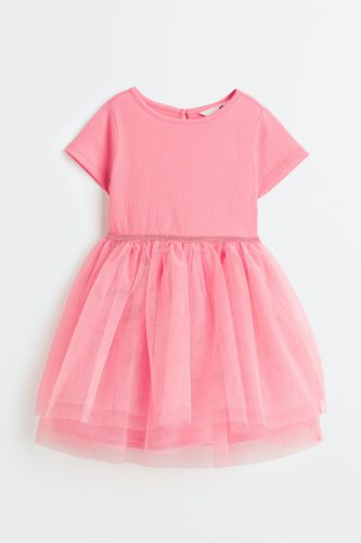 Kleid mit Tüllrock Korallenrosa, Kleider in Größe 134/140. Farbe: - H&M - Modalova
