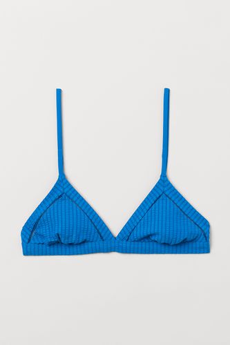 Triangel-Bikinitop Knallblau, Bikini-Oberteil in Größe 34. Farbe: - H&M - Modalova