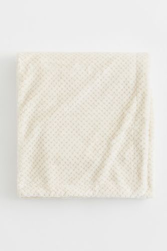Fleeceplaid Naturweiß, Decken in Größe 100x150 cm. Farbe: - H&m Home - Modalova