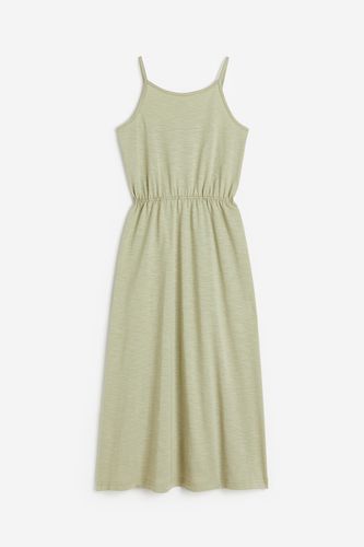 Kleid aus Baumwolljersey Helles Khakigrün, Kleider in Größe 146/152. Farbe: - H&M - Modalova