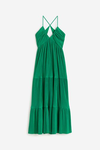 Plissiertes Maxikleid Grün, Alltagskleider in Größe XL. Farbe: - H&M - Modalova