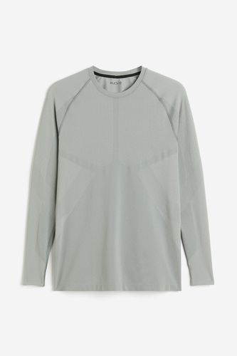 DryMove™ Sportshirt Seamless Grau, Sport – Pullover & Strickjacken in Größe XXL. Farbe: - H&M - Modalova