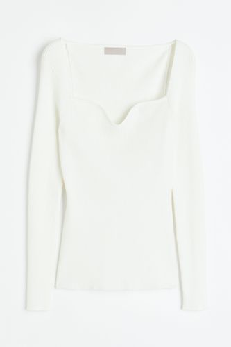 Pullover in Rippstrick Weiß, Tops Größe XXL. Farbe: - H&M - Modalova