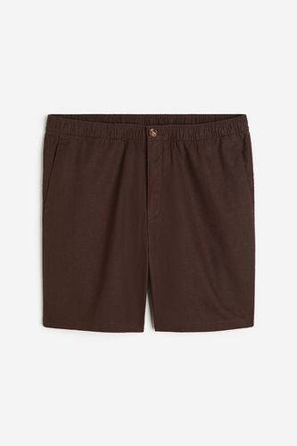 Shorts aus Leinenmix Regular Fit Dunkelbraun in Größe XL. Farbe: - H&M - Modalova