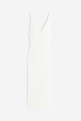 Bodycon-Kleid in Rippstrick Cremefarben, Alltagskleider Größe XL. Farbe: - H&M - Modalova