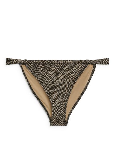 Bikinihose im Tangastil Beige/Schwarz, Bikini-Unterteil in Größe 36. Farbe: - Arket - Modalova