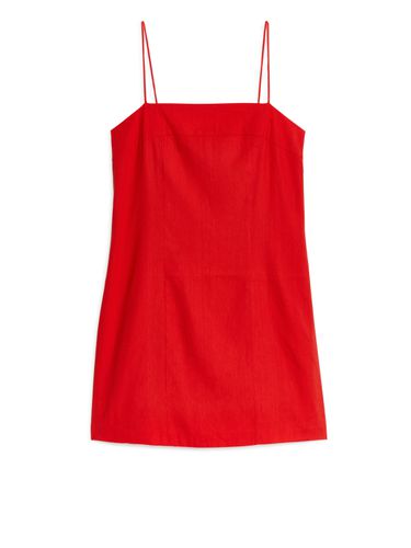 Minikleid aus Leinenmischung Rot, Alltagskleider in Größe 42. Farbe: - Arket - Modalova